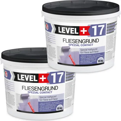 Produktbild von Fliesengrund 30Kg Fliese auf Fliese Spezial Haftgrund Fliesengrundierung LEVEL+ RM17