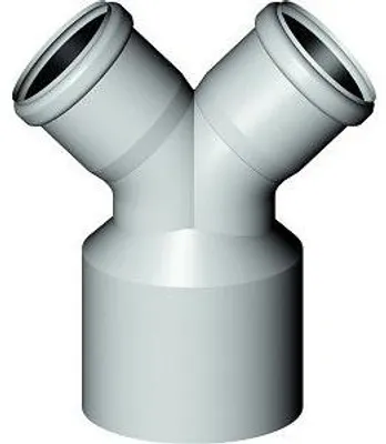 Produktbild von ALMEVA Starr Hosenrohr 2xDN110 auf DN125 (PBHR12)