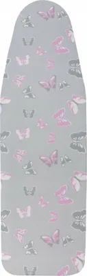 Zdjęcie produktu dla Pokrowiec Na Deskę Do Prasowania Szary Wzór Motyle 110X30 114X38 112X36
