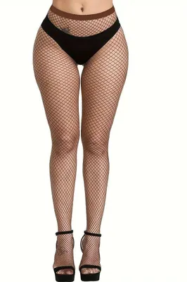 Productafbeelding van Boolavard netkousen, hoge taille leggings voor dames, netpanty