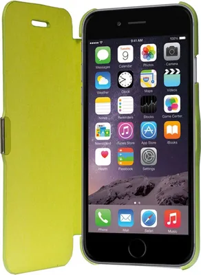 Produktbild von Flip Cover Schutzhülle Case Handyhülle Bookstyle für Apple iPhone 6 / 6s Plus Grün