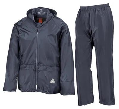 Produktbild von Result - Jacke & Hose Set für Herren, Wasserfest LT6033 (L) (Marine)