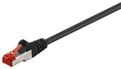 Zdjęcie produktu dla Goobay 95651, 25 m, Cat6, S/FTP (S-STP), RJ-45, RJ-45, Czarny