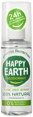 Obrázok produktu pre Happy Earth - Dezodorant v spreji, bez vône, 100 ml
