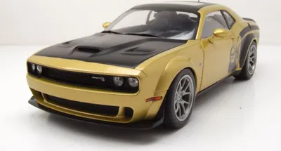 Produktbild von Solido 421182670 Dodge Challenger R/T Scat Pack Widebody 2020 streetfighter goldrush schwarz 1:18