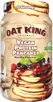 Produktbild von LSP Oat King Vegan Protein Pancakes (500g) Vanilla - Funktionelle Lebensmittel - Eiweißhaltige Lebensmittel