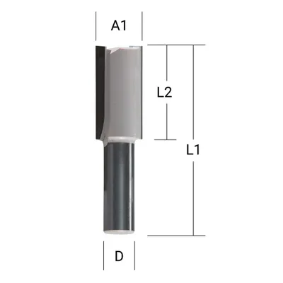 Produktbild von Makita Nutfräser zweischneidig 6 mm - D-47422