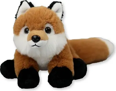 Produktbild von Kuscheltier Schmusetier Plüschtier hockender Fuchs 17 cm orange