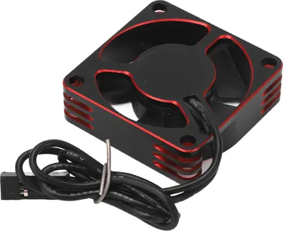 Image de RC Motor Cooling Fan Universal 35mm RC Motor Heatsink 15000rpm ESC Cooling Fan for Traxxas RC Car Red