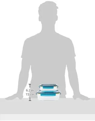 Luftdichte Glas-Set von 2, Ansicht 9 von 9
