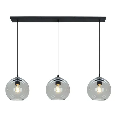 Produktbild von Olucia - GIADA - Pendelleuchte - Grau / Schwarz - 3 Lampen