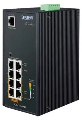 Imagen del producto de Planet IGS-4215-4P4T: Switch gestionado, con 4 puertos de 10/100/1000 y 4 puertos de 10/100/1000 (PoE)