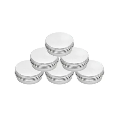 Produktbild von 6 Aluminium-Dose rund mit Deckel leer Metalldosen Schachtel Variantenwahl