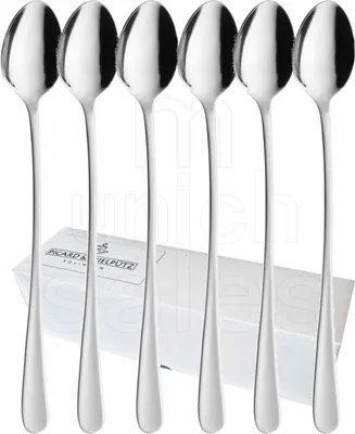 Produktbild von Picard & Wielpütz - 12 Limonadenlöffel - Serie Casino - Edelstahl - poliert - spülmaschinenfest, Size:6 Stück