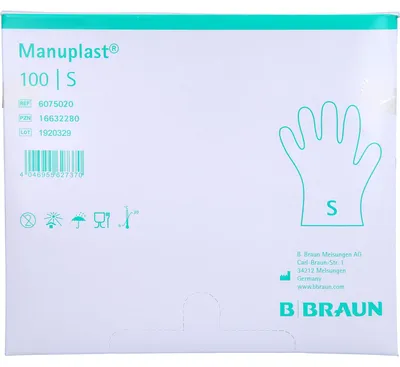 Zdjęcie produktu dla MANUPLAST PE - S | opakowanie (100 sztuk)