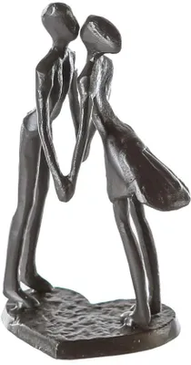 Image de Azomor : une sculpture décorative unique en fer forgé, au motif en forme de cœur, qui s'intègre à tous les intérieurs
