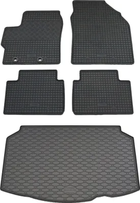 Produktbild von Rigum Gummi Fußmatten + Kofferraumwanne im Set für Toyota Yaris 4 XP21 Hybrid