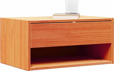 Obrázok produktu pre vidaXL Nočný stolík vosk hnedý 50 x 32,5 x 24 cm masívne borovicové drevo