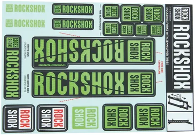 Obrázek produktu pro RockShox Decor Set Rockshox 35 Mm Green 2018+