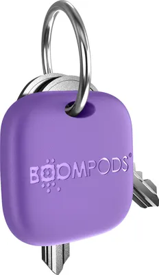 Produktbild von Boompods, Wiederaufladbarer Bluetooth-Tracker USB-C für Schlüssel, Tasche, Violett
