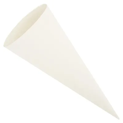 Produktbild von itenga Bastelschultüte 70cm rund WEISS ohne Verschluss