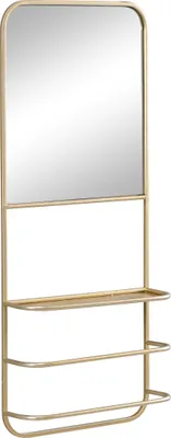 Produktbild von Badspiegel mit Ablage Badezimmer Spiegel Wandspiegel mit Regal Wandmontag