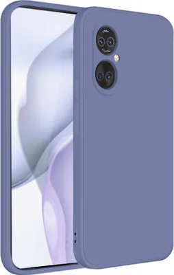 Produktbild von Huawei P50 Hülle, LaimTop Slim Liquid Silikon Gel Gummi Schutzhülle für Huawei P50 Grau