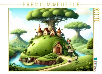 Produktbild von CALVENDO Puzzle Am Fluß | 1000 Teile Lege-Größe 64x48cm Foto-Puzzle für glückliche Stunden