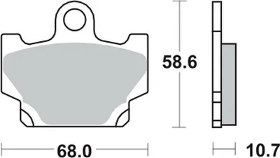 Produktbild von Bremsbeläge / Bremsklötze LUCAS Typ-MCB524