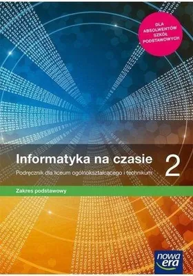 Immagine prodotto di WSiP Informatyka na czasie 2. Podręcznik. Zakres podstawowy, Edukacyjny, Polski, 272 stron(y)