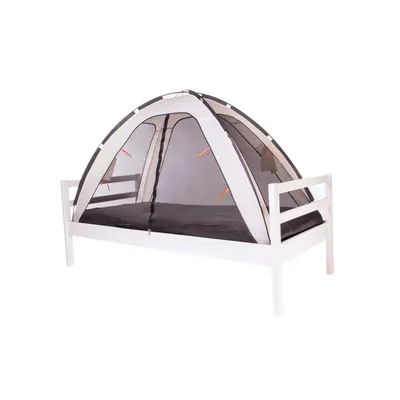 Produktbild von DERYAN Bettzelt Moskitonetz - 200x90cm - Höchste Qualität Mückennetz Moskitonetz 1mm Maschenweite - Creme