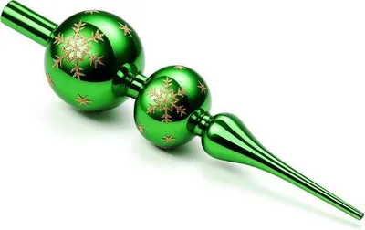 Produktbild von Kerstbaum-Ornament - Kerstbaum-Topper - Weihnachtsbaum-Verzierung - Dekoration - Baumtopper - Winterdeko - Kerzen-Ornament