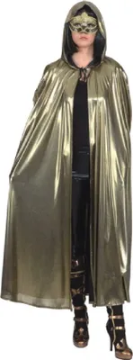 Produktbild von O723 gold Damen Herren Kapuzenumhang Vampirkostüm