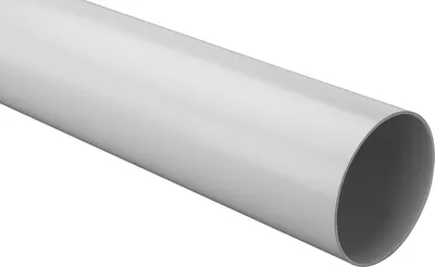 Produktbild von RAINWAY S Fallrohr Sparpaket (10 Meter, grau) - 75mm, PVC-U Kunststoff, für Dachflächen > 100m² empfohlen, Kunststoffrinne Carport Entwässerung