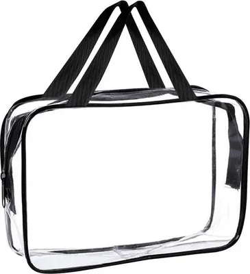 Immagine prodotto di Borsa trasparente e borsa da palestra trasparente, per lavoro, giochi sportivi e concerti
