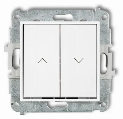 Imagen del producto de Mecanismo para persianas enrollables ICON, color blanco mate, modelo 25IWP-8