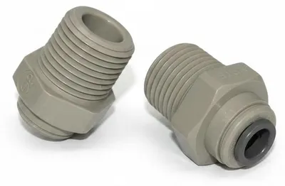 Produktbild von Steckverbinder 1/4'AG auf 1/4' Schlauch (Paar)