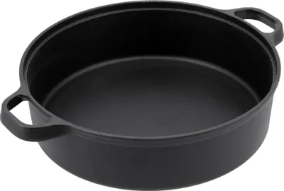Produktbild von Tiefe Grillpfanne Aus Gusseisen, 28 Cm – Yg-20141