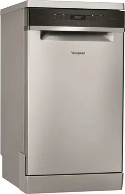 Zdjęcie produktu dla Whirlpool WSBO 3O34 PF X, Częściowo wbudowany, Wąski (45 cm), Czarny, Dolny, Górny, Kosz, 10 komplet.
