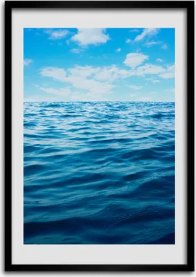 Produktbild von Bild - Bilderrahmen - Foto - 70 cm x 100 cm - MDF - Rahmen - Wandkunst - Meerwasser