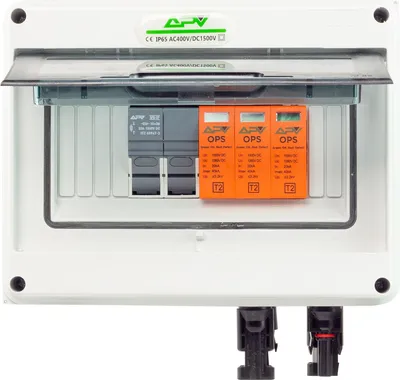 Produktbild von Solar PV Anschlusskasten DC 32A 1000V 1-String Photovoltaik 8-Module IP65