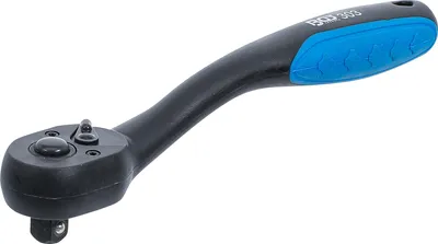 Immagine prodotto di BGS 303 | cricchetto reversibile, rivestito in plastica | a denti fini | 10 mm (3/8") | ergonomico | antiscivolo | a manovella | a cricchetto | cricchetto