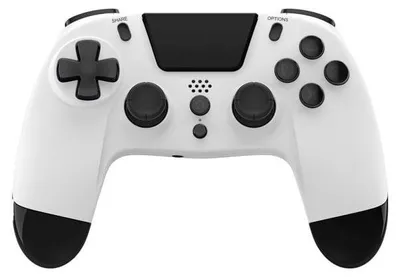 Productafbeelding van Gioteck Controller VX4, wit, draadloos, Bluetooth, compatibel met PS4