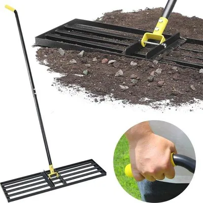 Image de Lame de nivellement pour pelouse 80 cm, ergonomique, efficace