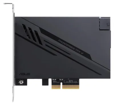 Produktbild von ASUS ThunderboltEX 4, PCIe, Mini DisplayPort, PCIe, Thunderbolt, USB 2.0, USB 3.2 Gen 2 (3.1 Gen 2), PCIe 3.0, Schwarz, PC, Intel Thunderbolt 4 JHL8540