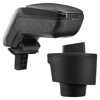 Für Seat Ibiza 6J ab 2008- Design Mittelarmlehne Armlehne KOMPLETT Leder Schwarz in der Farbe Schwarz von H.T. Trade Service GmbH & Co. KG