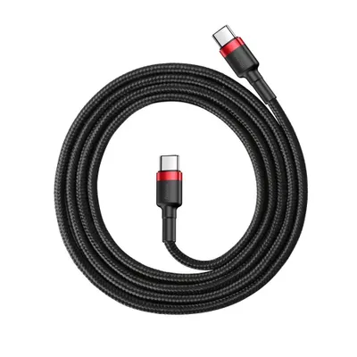 Produktbild von Baseus CATKLF-G91, 1 m, USB C, USB C, 0,48 Gbit/s, Schwarz