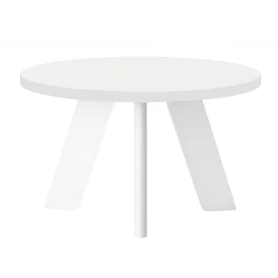 Produktbild von Couchtisch LEX Durchmesser 75 cm, Minimalistisch und zeitlos - Weiß
