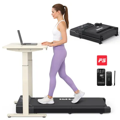 Produktbild von KeHot Klappbarer Laufband für Zuhause, 1-6 km/h, Lauffläche 99x39cm, Bluetooth & FITSHOW App, Fernbedienung, Max 100kg