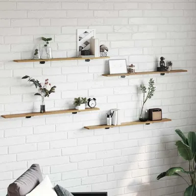Produktbild von Bücherregalbrett 4 pcs Braun 100 x 40 x 1.5cm Spanplatte